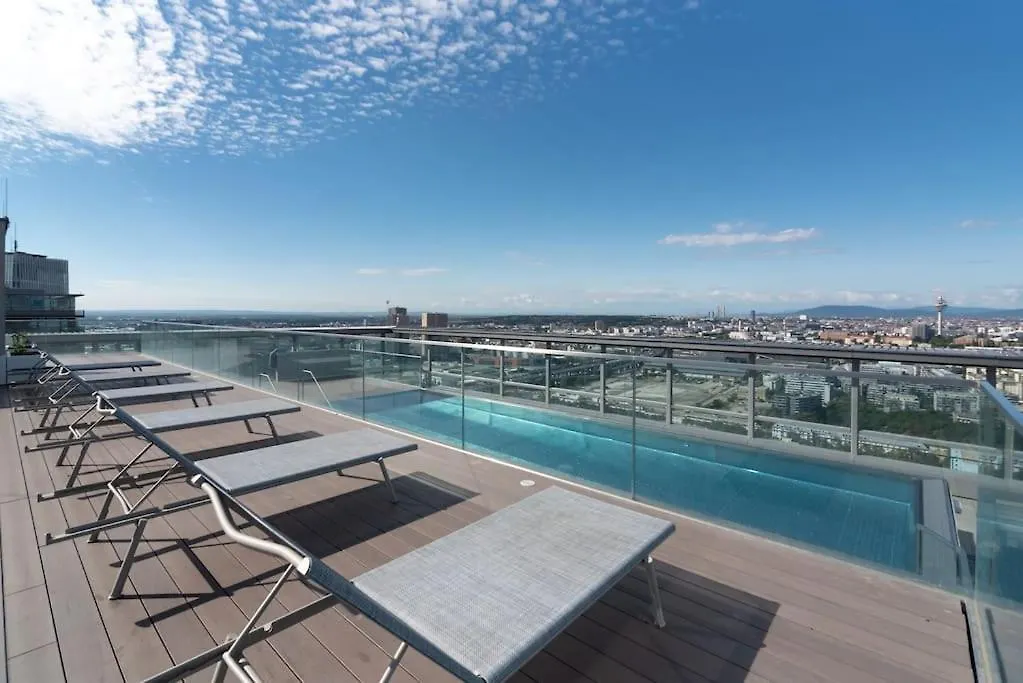 شقة Hoch Hinaus, Neu Und Stilvoll Mit Pool Am Dach فيينا 0*,