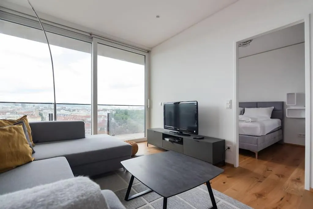 Apartament Hoch Hinaus, Neu Und Stilvoll Mit Pool Am Dach Wiedeń Austria
