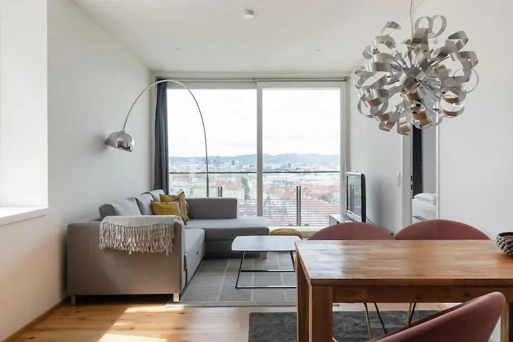 Apartament Hoch Hinaus, Neu Und Stilvoll Mit Pool Am Dach Wiedeń 0*,  Austria