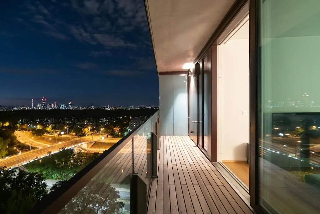 Apartament Hoch Hinaus, Neu Und Stilvoll Mit Pool Am Dach Wiedeń 0*,